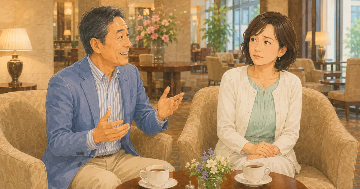 初対面で絶対に使ってはいけない！シニア婚活で嫌われる「NGな会話の話題」と正しい聞き方
