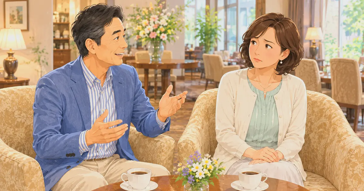 初対面で絶対に使ってはいけない！シニア婚活で嫌われる「NGな会話の話題」と正しい聞き方