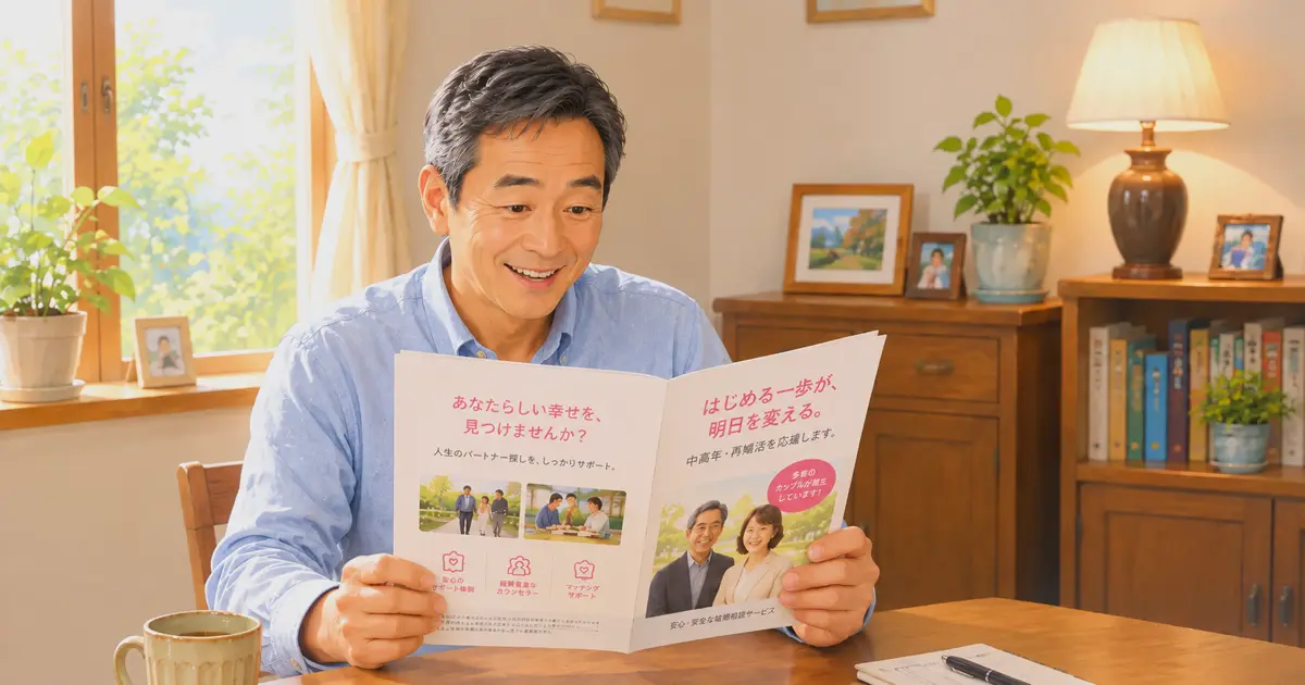 【無料から試せる】シニアにおすすめの婚活サービス失敗しない選び方ガイド